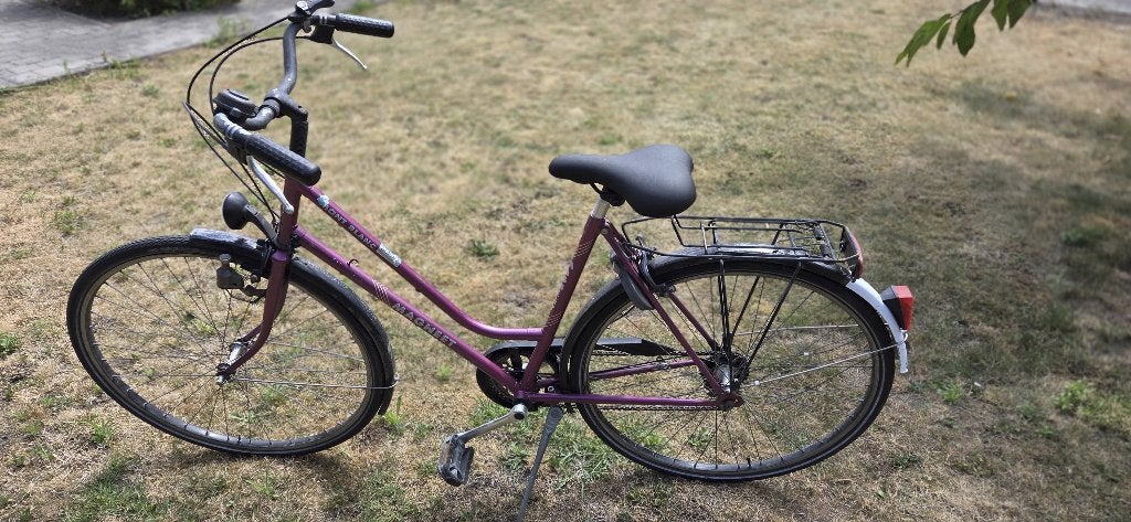 Damesfiets, Fietsen en Brommers, Gebruikt, Velgrem, 47 tot 50 cm, Ophalen