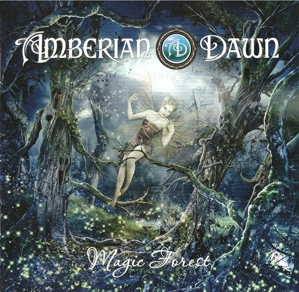 AMBERIAN DAWN - MAGIC FOREST, Metal, Ophalen of Verzenden, Zo goed als nieuw, Album