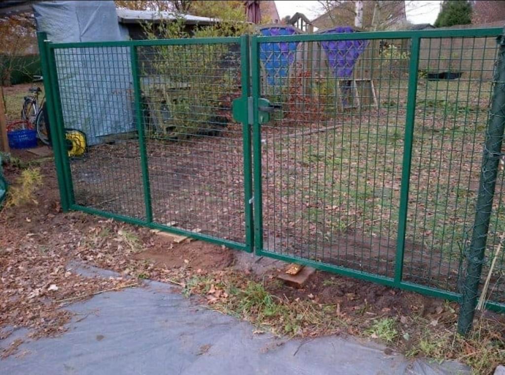 Dubbele tuinpoorten outlet, Tuin en Terras, Tuinpoorten, Ophalen of Verzenden, Nieuw, IJzer, Draaipoort