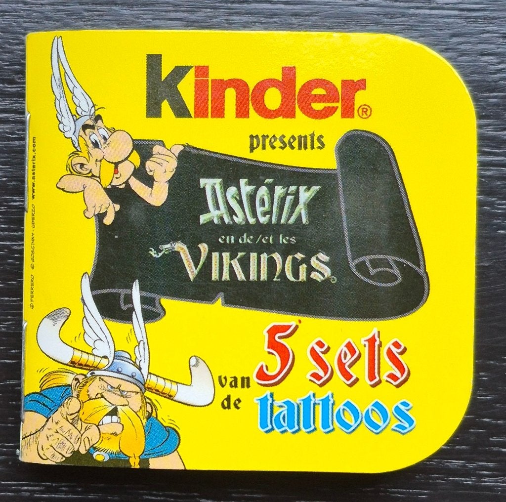 Verzamelboekje voor tatoeages van Nutella Asterix, Ophalen of Verzenden, Nieuw, Overige typen