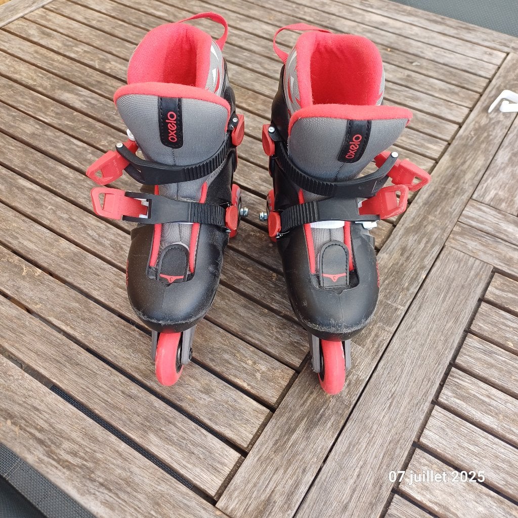 Patin roulette/ Roller Oxelo, Autres marques, Rollers 4 roues en ligne, Enlèvement ou Envoi, Comme neuf