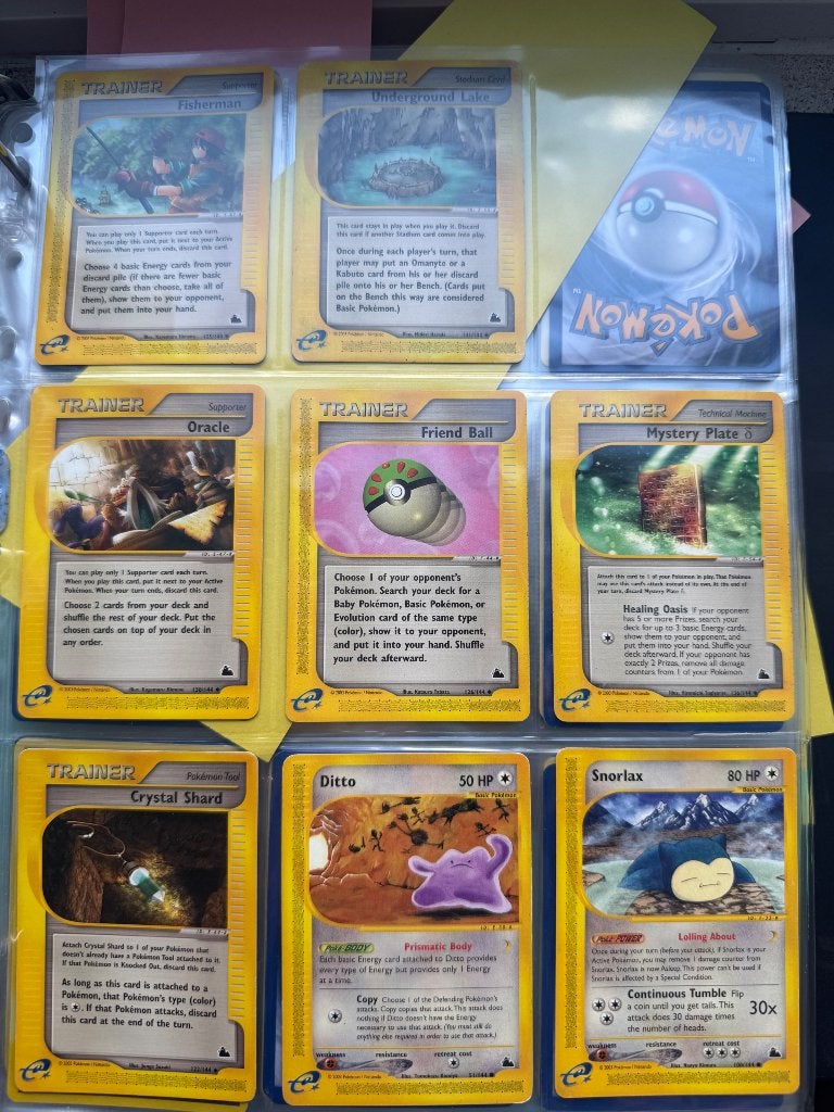 Pokemon skyridge kaarten, Enlèvement ou Envoi, Comme neuf, Plusieurs cartes