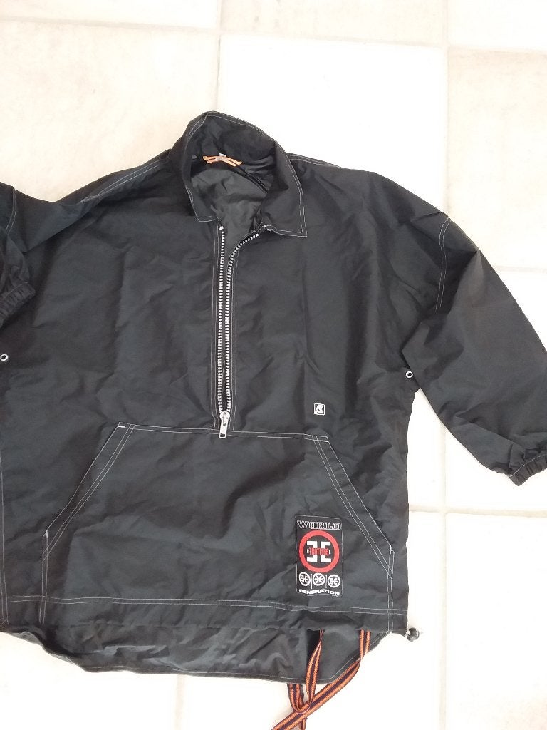Veste de pluie courte noire KWAY L - pocketable, Enlèvement, Comme neuf, Taille 52/54 (L)