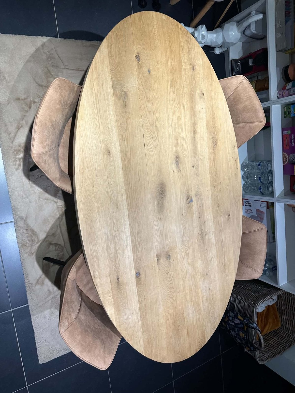 Te koop tafel met 4 stoelen, Enlèvement ou Envoi, Comme neuf
