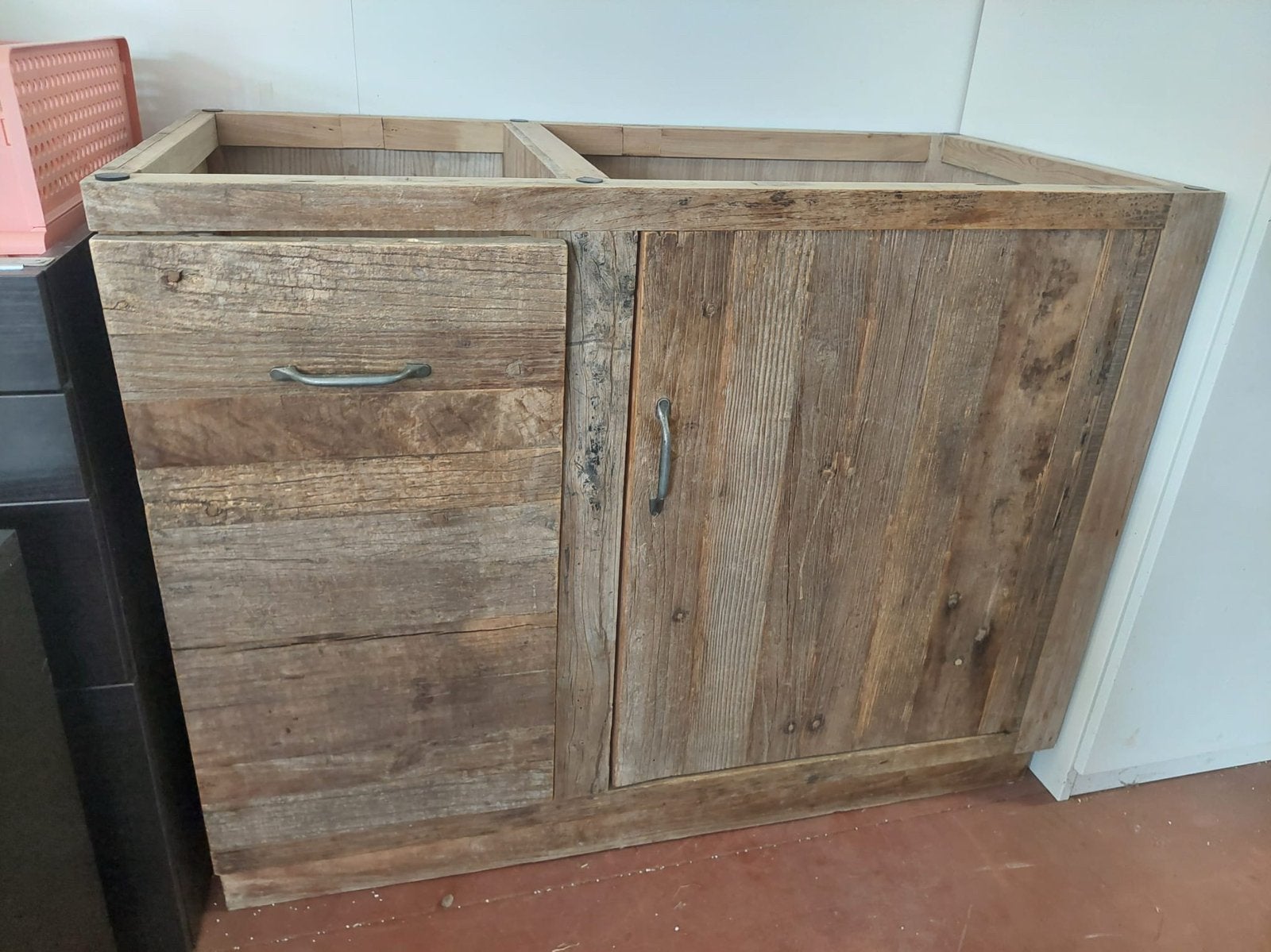 Landelijke keukenblokken met arduinen wastafel, Tuin en Terras, Ophalen, Zo goed als nieuw, Vrijstaand