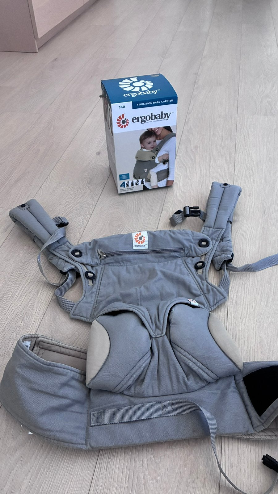 Ergobaby 360 4 draagposities, Enfants & Bébés, Porte-bébés & Écharpe porte bébé, Enlèvement ou Envoi, Comme neuf, Porte-bébé