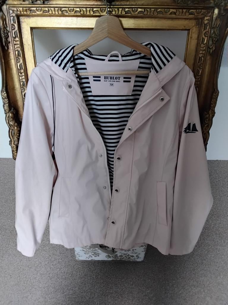 Regenjas, winddicht en waterdicht, merk Hublot, extra small, Kleding | Dames, Nieuw, Ophalen of Verzenden, Hublot, Roze