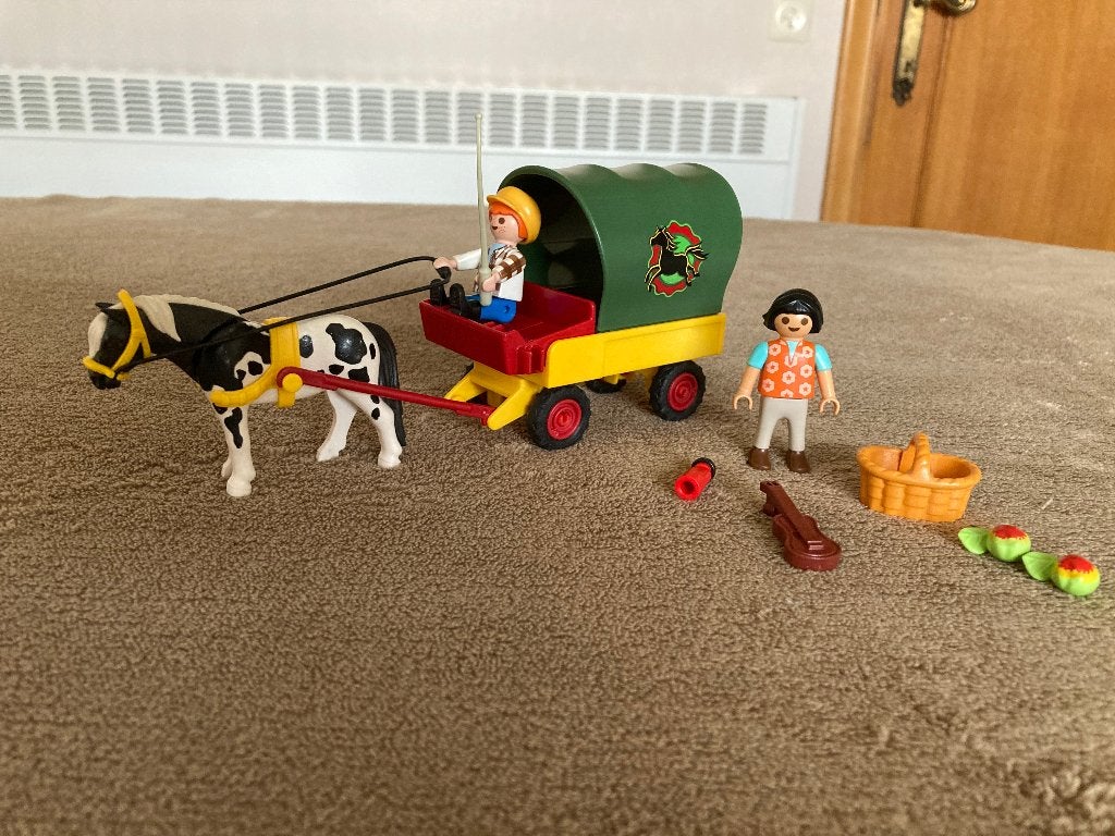 Playmobil Picknick met ponywagen (doos + boekje) 4-10 jaar, Kinderen en Baby's, Speelgoed | Playmobil, Ophalen of Verzenden, Zo goed als nieuw