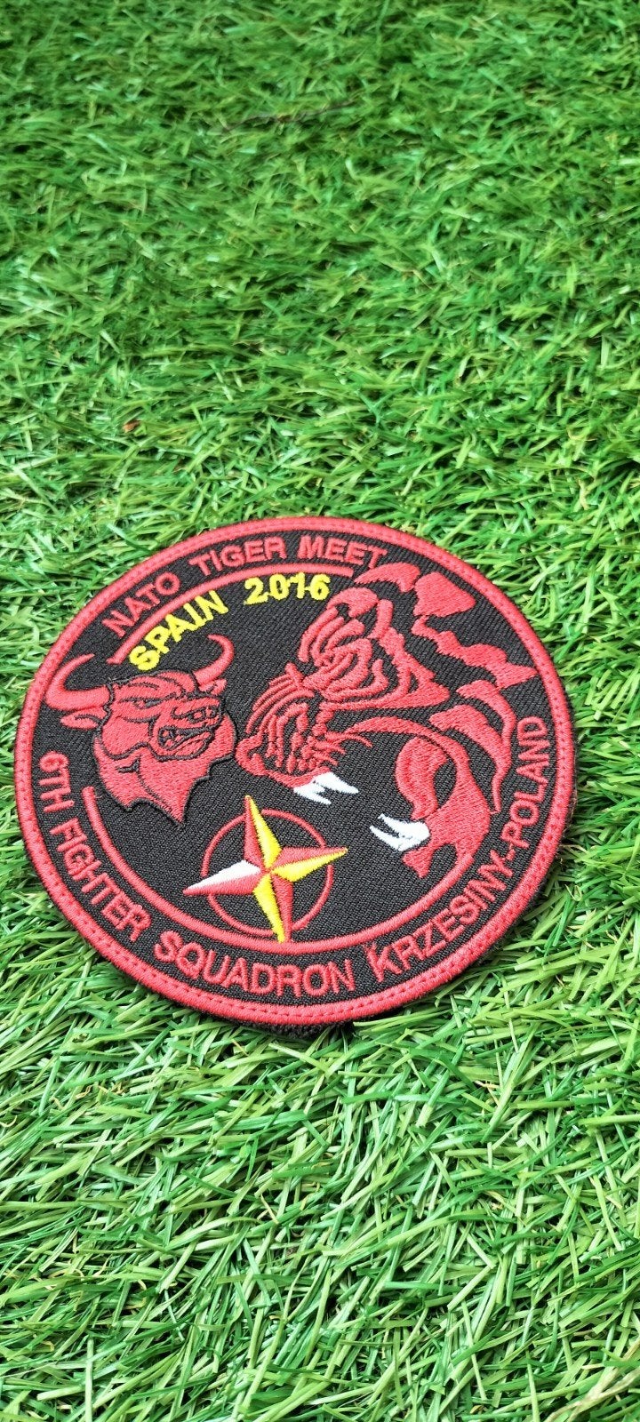Patch polish air force Tigermeet, Collections, Aviation, Enlèvement ou Envoi