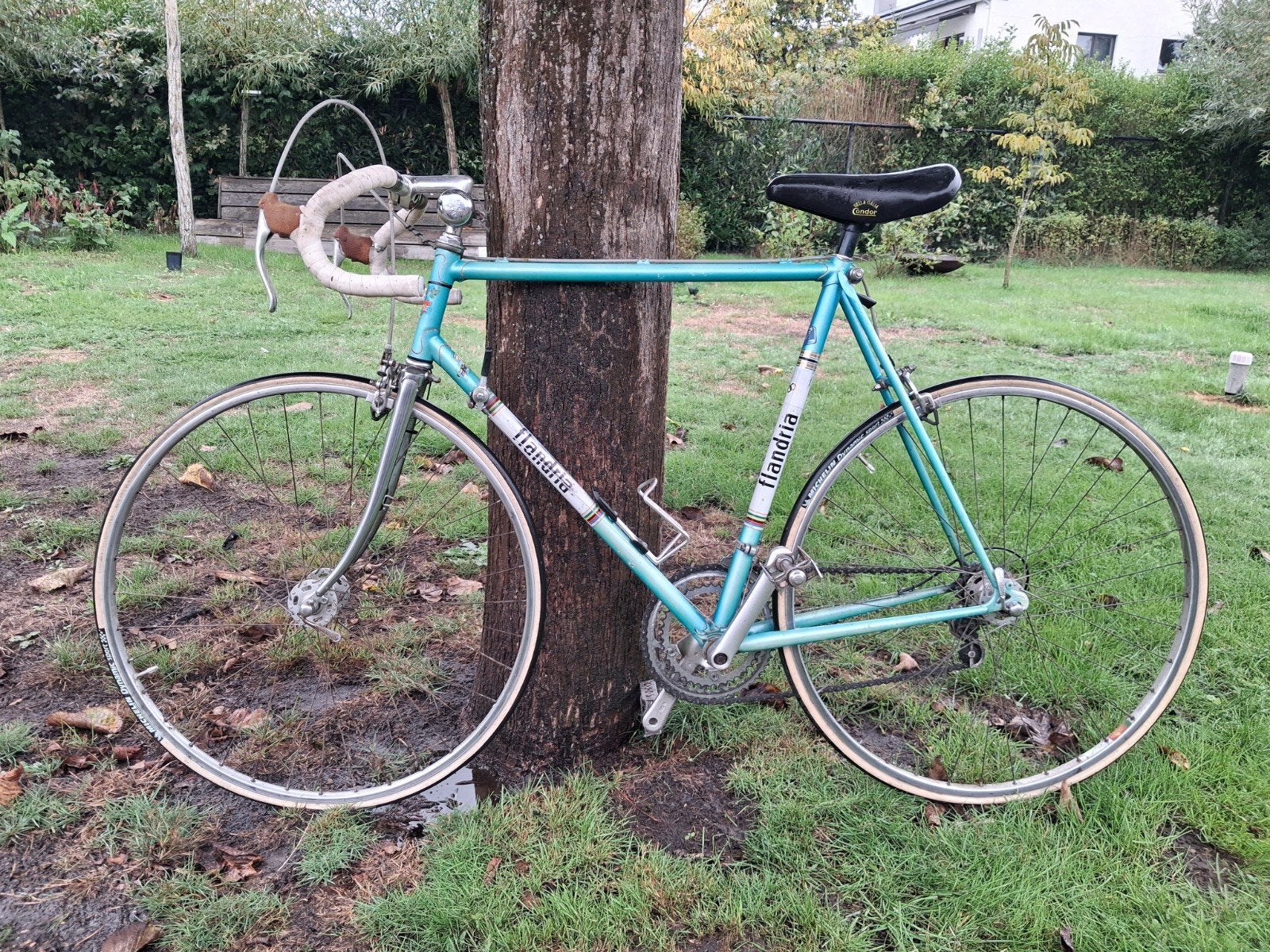 Fiets Retro Flandria, Fietsen en Brommers, Gebruikt, Velgrem, Overige maten, 57 tot 61 cm