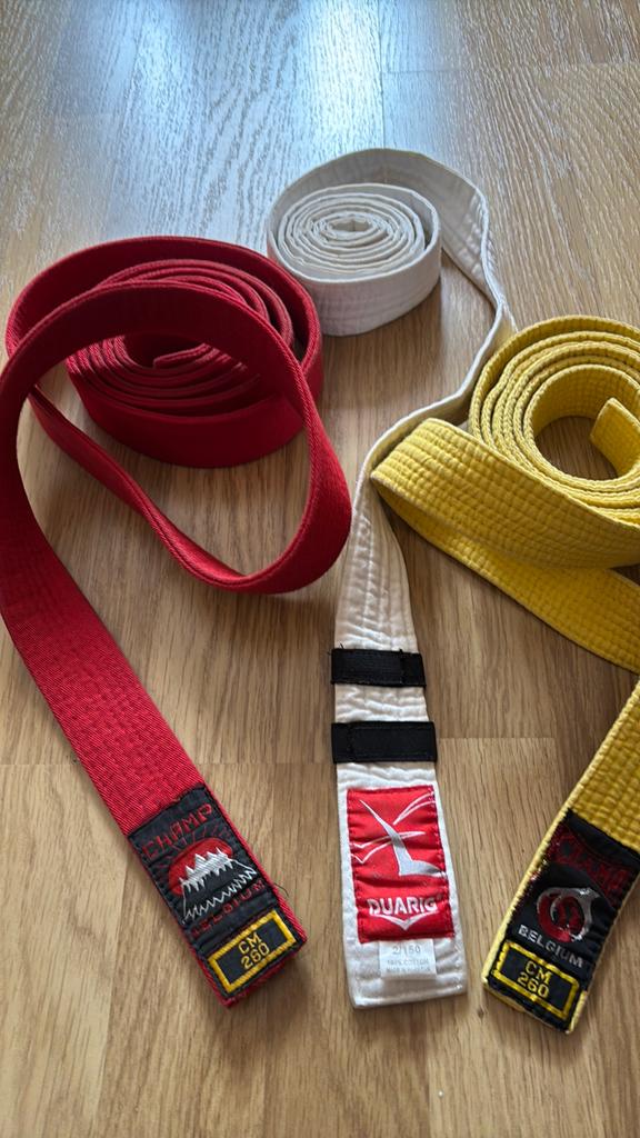 Karate of judo gordels, Sport en Fitness, Vechtsporten en Zelfverdediging, Ophalen, Zo goed als nieuw, Judo