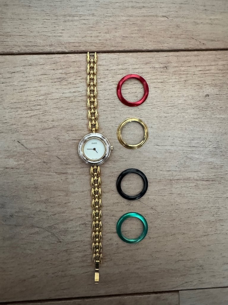 Gucci bezel horloge, Overige merken, Gebruikt, Polshorloge, Ophalen of Verzenden