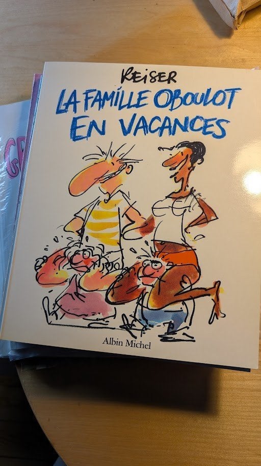 Reiser - "La famille Oboulot" (1989), Boeken, Stripverhalen, Ophalen, Gelezen, Reiser