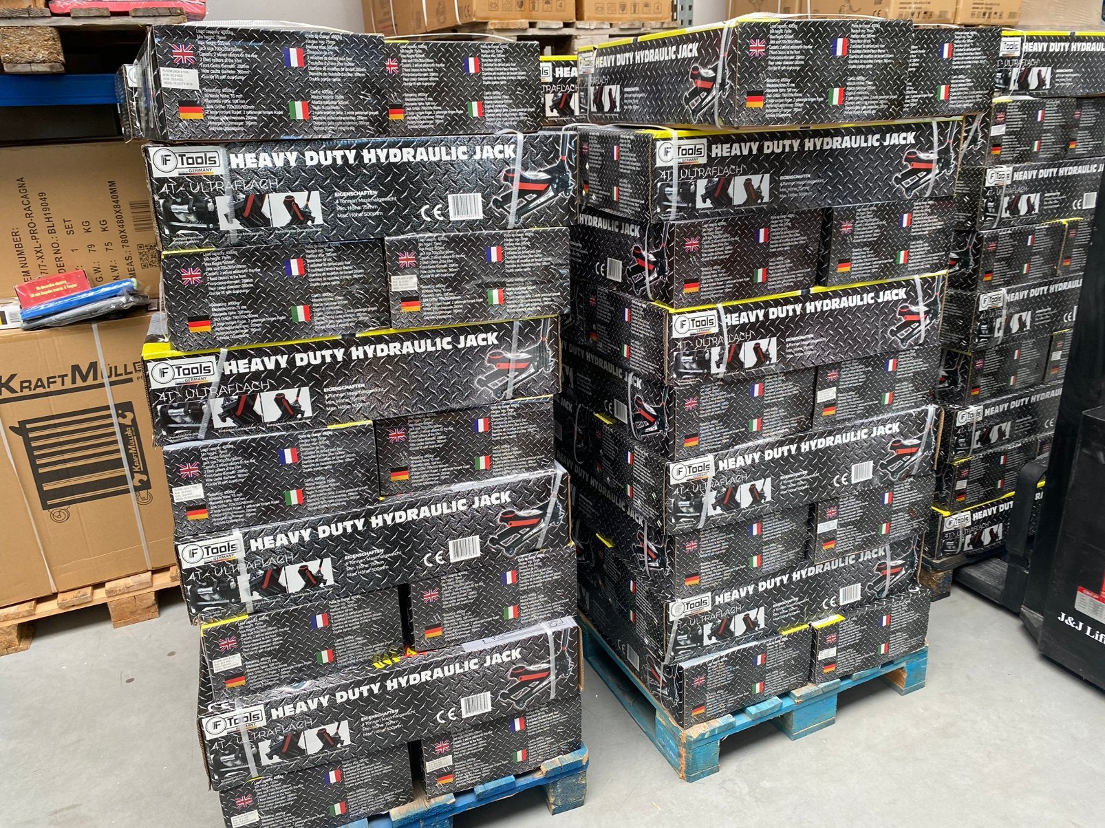 Autokrik 4 Ton Dubbel Pomp Laatste paar stuks!!, Auto diversen, Krikken, Ophalen, Nieuw, Hydraulisch, Garagekrik