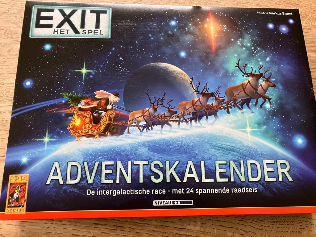 Adventskalender: de intergalactische race, Hobby en Vrije tijd, Ophalen, Nieuw, 999 games