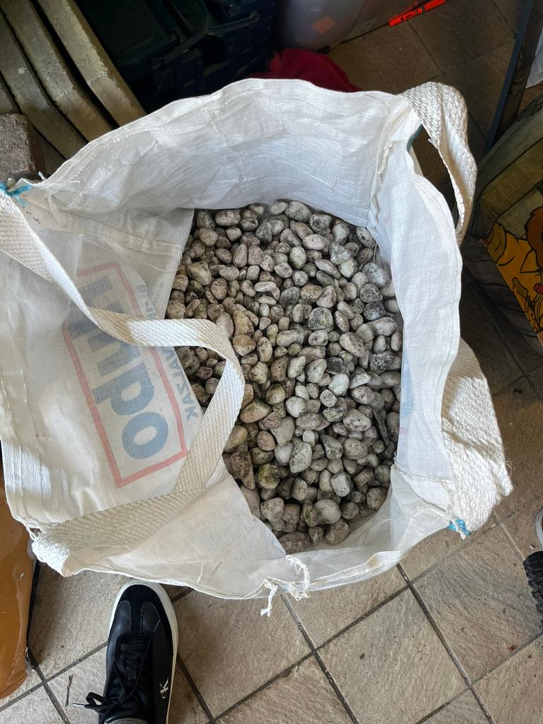 Sierstenen gratis, Tuin en Terras, Grind, Keien en Split, Ophalen, Zo goed als nieuw