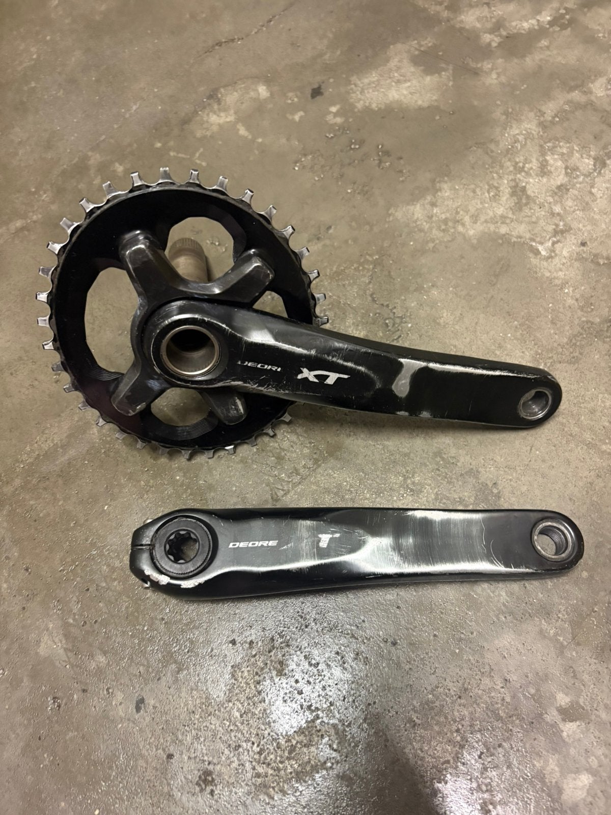 Shimano XT crankstel 11 speed, Fietsen en Brommers, Ophalen, Zo goed als nieuw