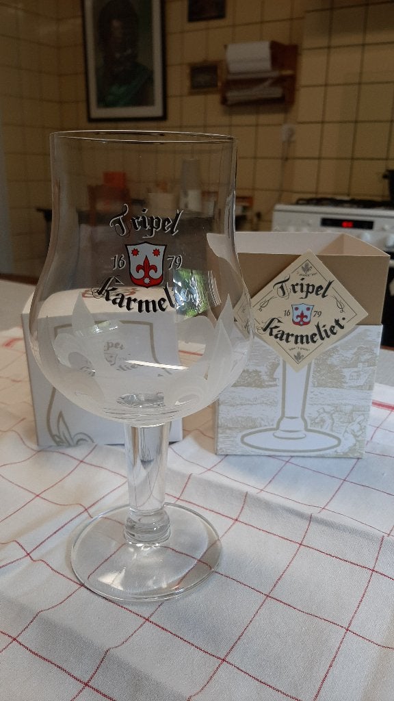 Verre à bière Tripel Karmeliet officiel (33 cl) – Neuf, Enlèvement, Neuf