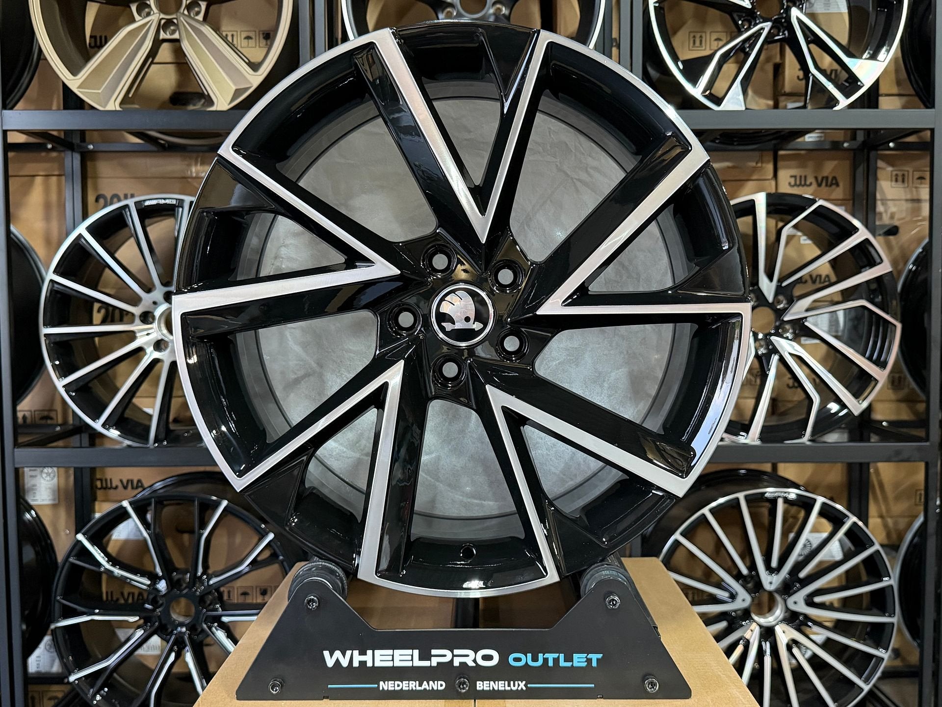 19" SKODA RS Look Sportvelgen SKODA OCTAVIA KODIAQ KAROQ VW, Auto-onderdelen, Velg(en), -, -, Nieuw