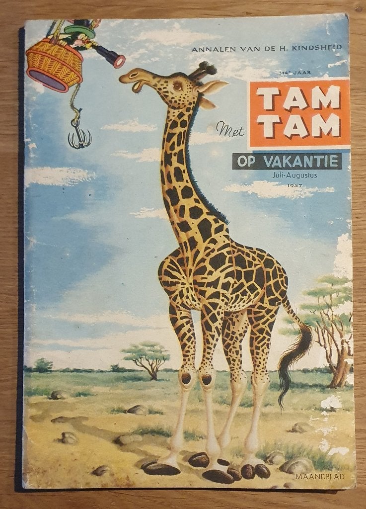 Met Tam Tam op vakantie - Juli-augustus 1957 - Boek, Enlèvement ou Envoi, Utilisé