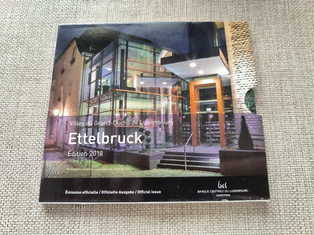 Euro - Luxemburg - BU set - 2018 - Ettelbruck, Ophalen of Verzenden, Luxemburg, Overige waardes, Setje