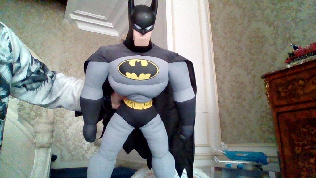 Rare poupée Peluche de Batman  de 78 cm, Enlèvement