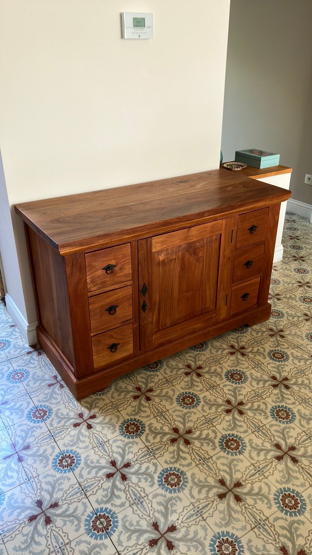 Teak kast, Maison & Meubles, Armoires | Dressoirs, Enlèvement, Utilisé