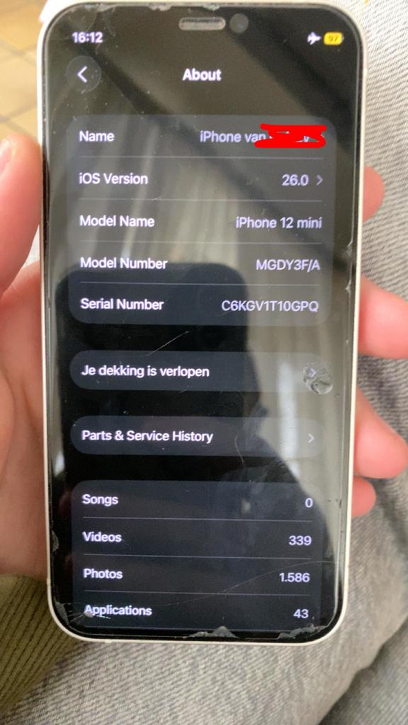 Iphone 12mini, Ophalen, Gebruikt, IPhone 12 Mini, Wit