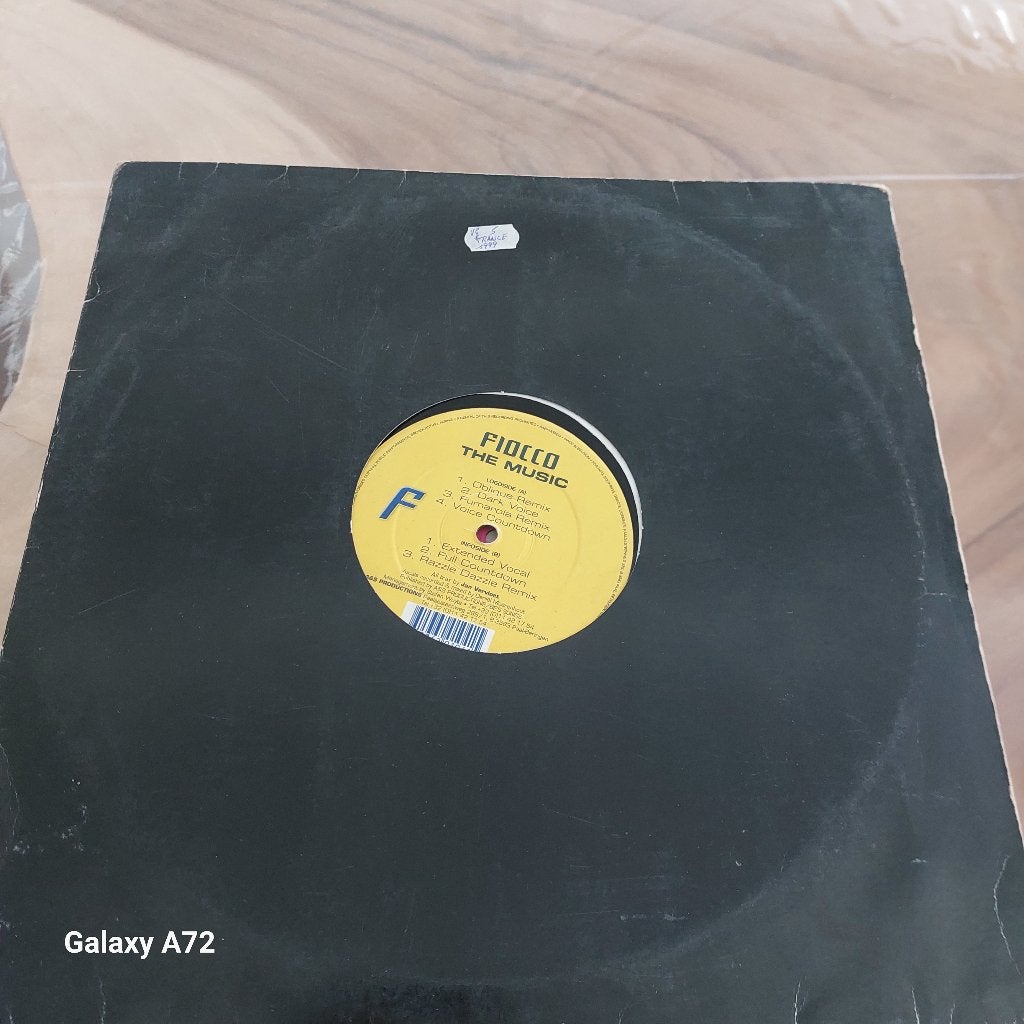 fiocco the music 12 inch maxi, CD & DVD, Vinyles | Dance & House, 12 pouces, Trance, Enlèvement ou Envoi, Utilisé