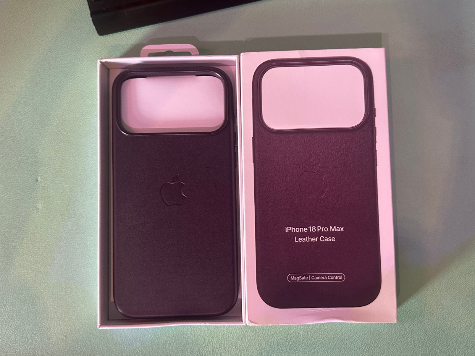iPhone 18 PRO MAX magsafe leather case, Frontje of Cover, Nieuw, Ophalen of Verzenden, Leer