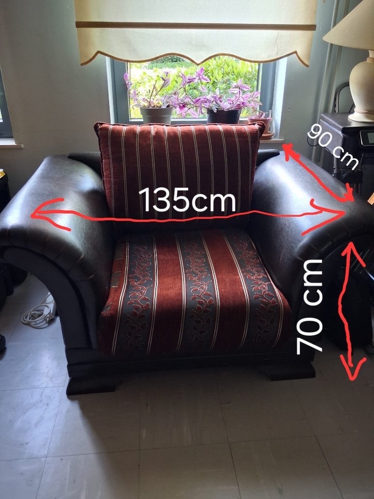 Chesterfeeld, Ophalen, Gebruikt, Eenpersoons, Minder dan 150 cm