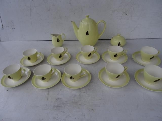 Voormalig CAT NOIR koffieservice - Royal Sphynx Maastricht, Ophalen of Verzenden