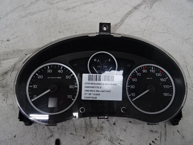 COMPTEUR DE VITESSE Citroën Berlingo (9801641580), Citroën, Mevr. I. Hauben, Utilisé, Rue de l'Espoir 34 34
4030  GRIVEGNÉE, BE