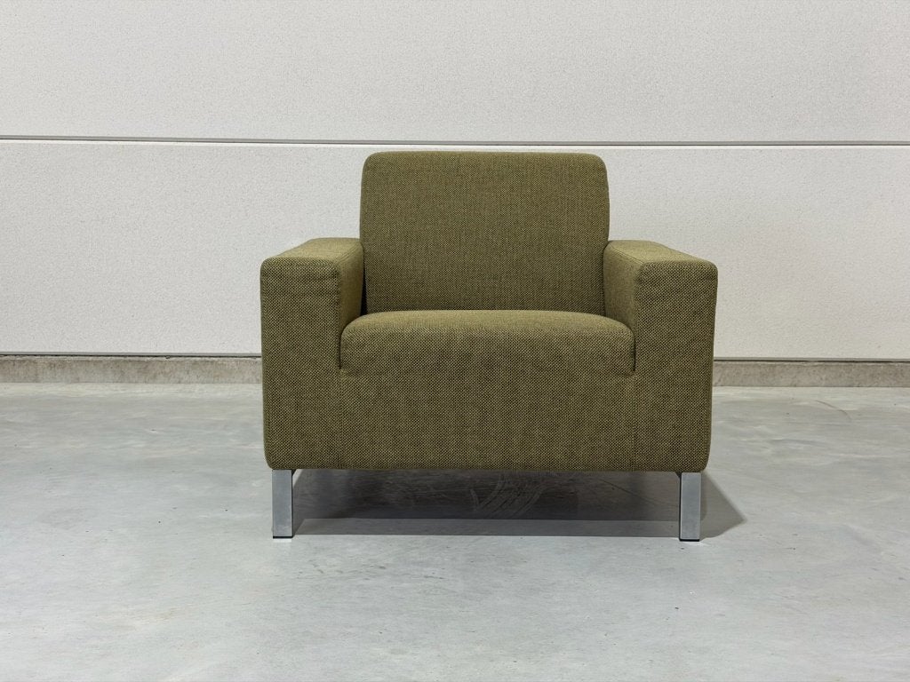 Fauteuil Gelderland 6511 vert – comme neuf, Maison & Meubles, 75 à 100 cm, Cuir, Comme neuf, Enlèvement
