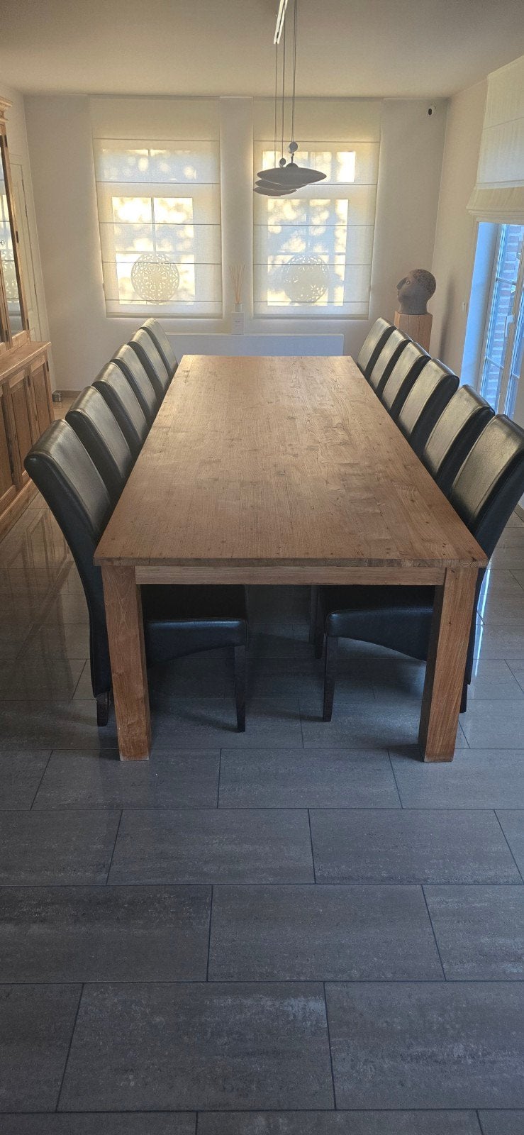 teak eettafel, Enlèvement, Comme neuf, Teak