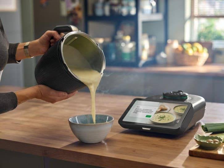 Gratis Thermomix TM7 demo: babyvoeding maken - Gent, Neuf, Résiste au lave-vaisselle, Enlèvement, 3 vitesses ou plus