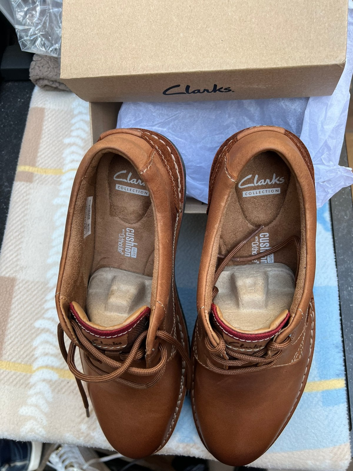 Herenschoen Clarks, Kleding | Heren, Ophalen, Bruin, Nieuw, Veterschoenen