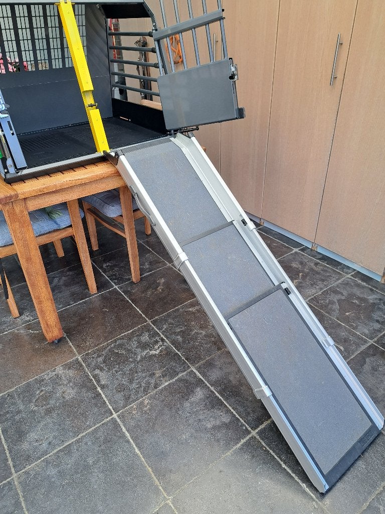 Loopplank Petcomfort Model Deluxe Tri-scope ramp, Autres marques, Enlèvement, Comme neuf, Rampe pour chien