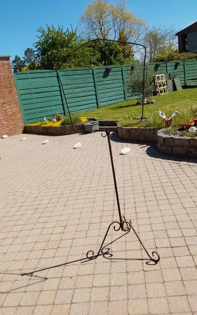 Vintage kooihouder op voet breedte/hoogte 60 cm totale hoogt, Ophalen, Gebruikt, Overige typen