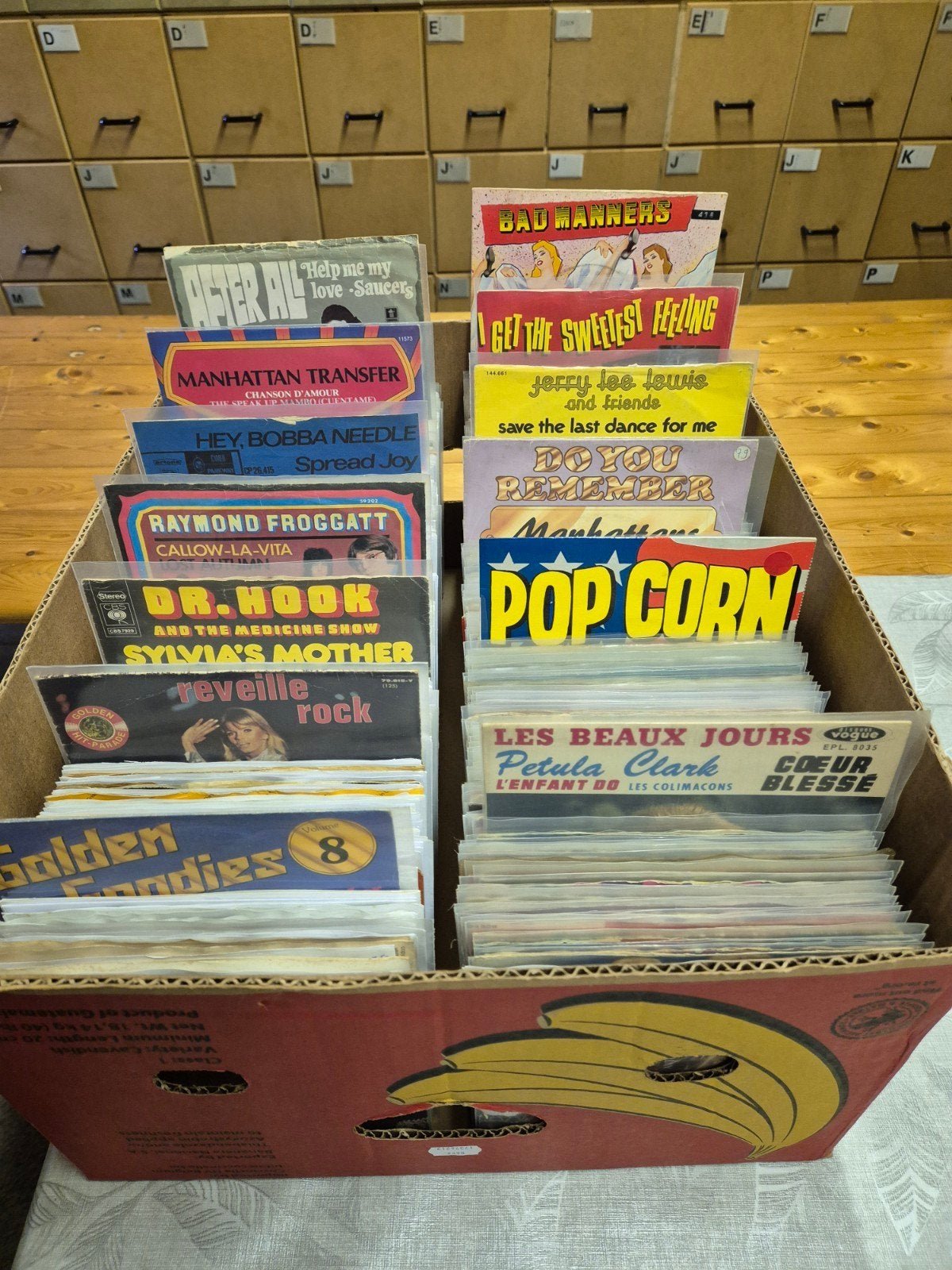 lot singles, Cd's en Dvd's, Ophalen, Gebruikt, 7 inch, Pop