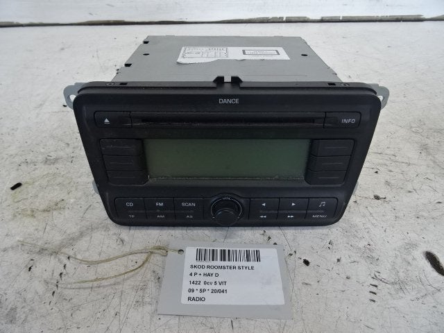 RADIO Skoda Roomster (5J) (01-2006/05-2015) (5J0035161), Autos : Pièces & Accessoires, Utilisé, Skoda