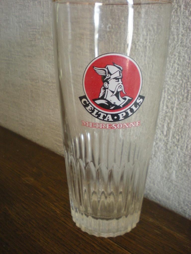 Celta Pils Méirésonne, Verzamelen, Ophalen of Verzenden, Zo goed als nieuw, Glas of Glazen