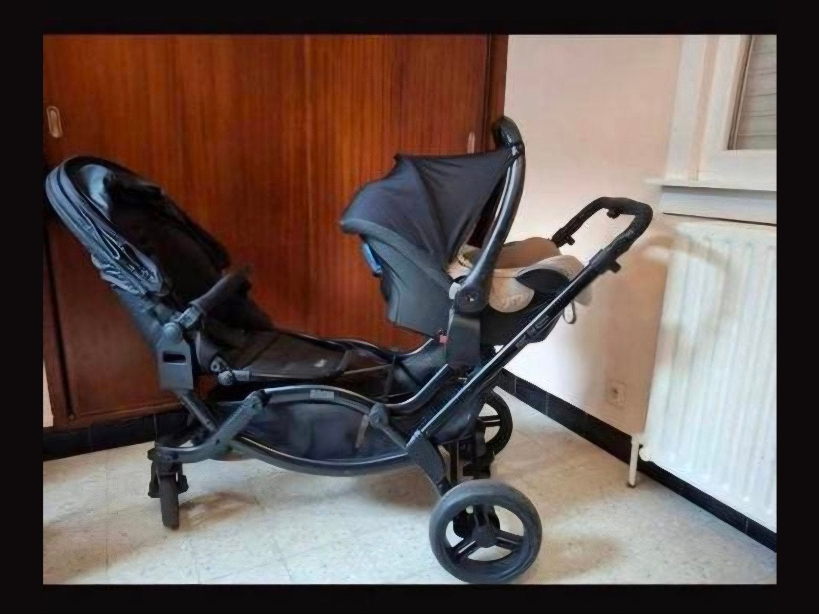 Tweeling buggy, Ophalen, Zo goed als nieuw, Kinderwagen of Buggy
