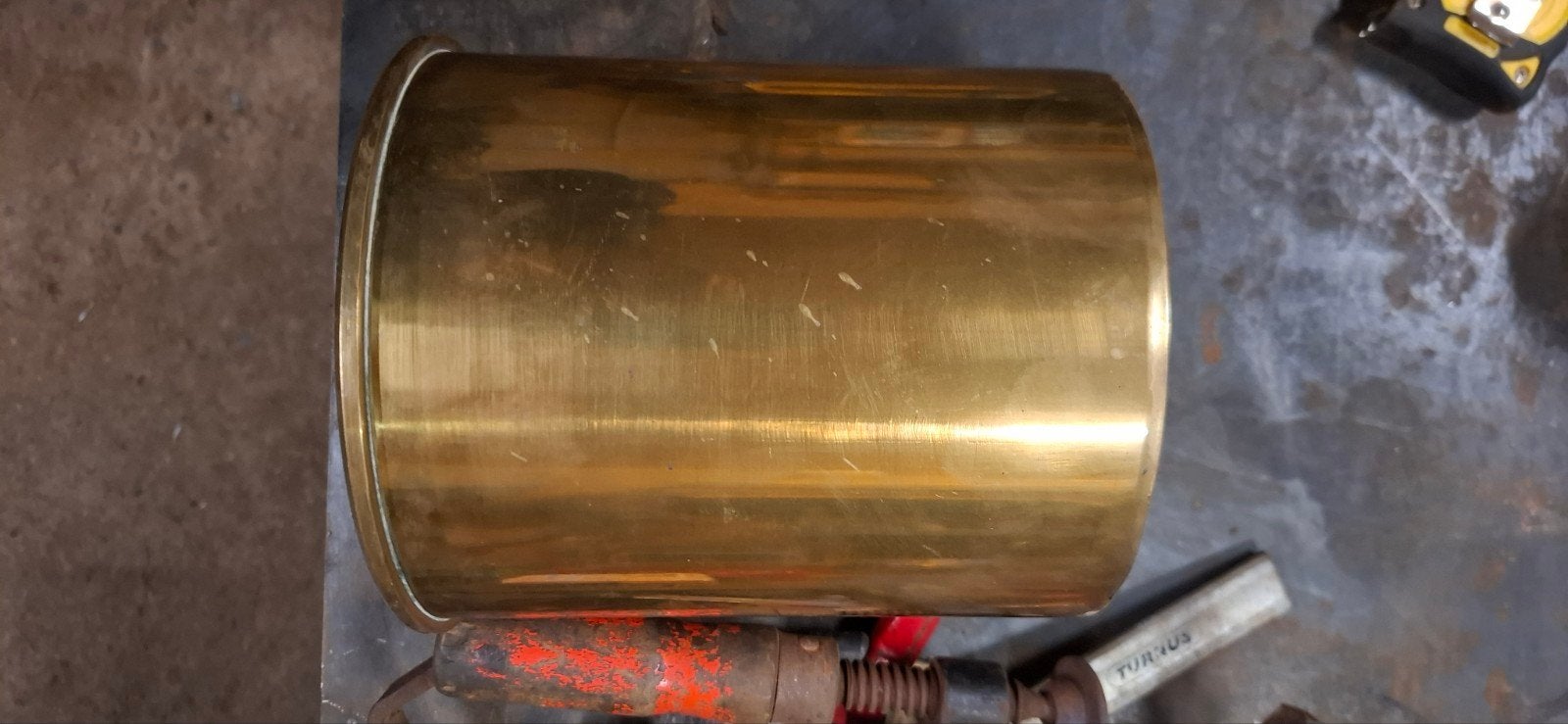 belgische 150mm huls wo1, Verzamelen, Ophalen of Verzenden