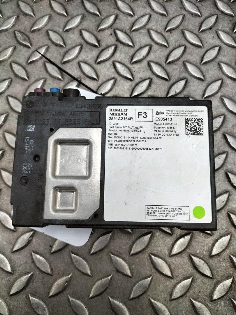 RENAULT AUSTRAL COMPUTER ECU 2591A2164R 2023, Ophalen of Verzenden, Gebruikt, ARN erkend