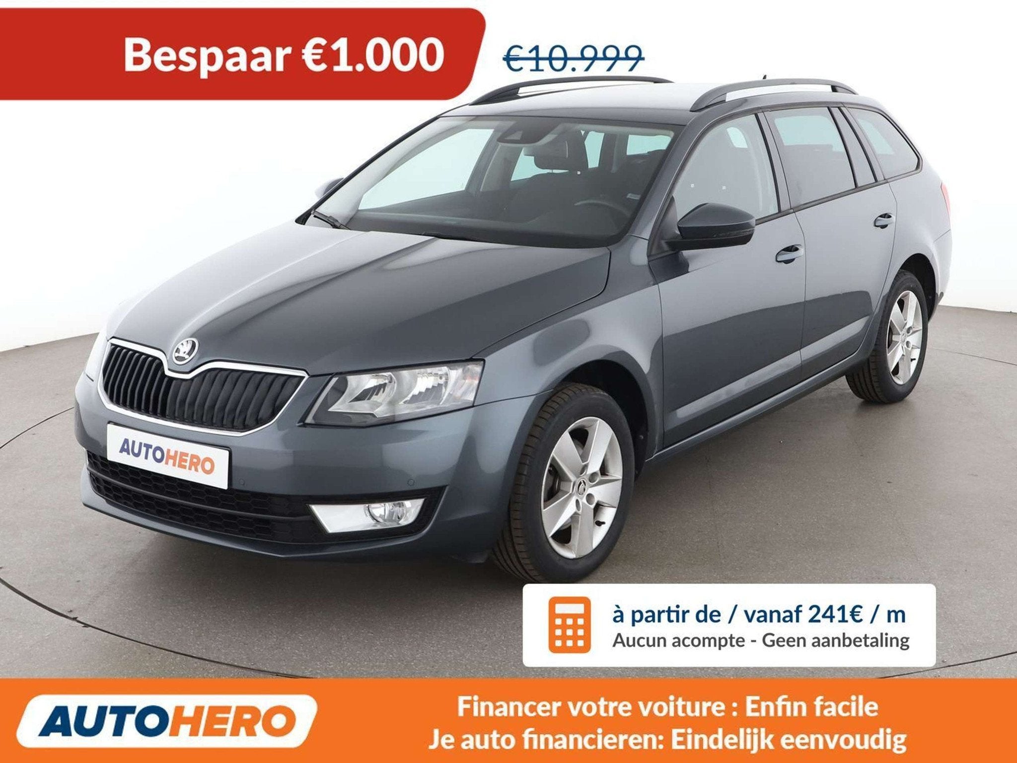 Skoda Octavia 1.4 TSI Ambition, Autos, 1395 cm³, Argent ou Gris, Achat, 110 kW