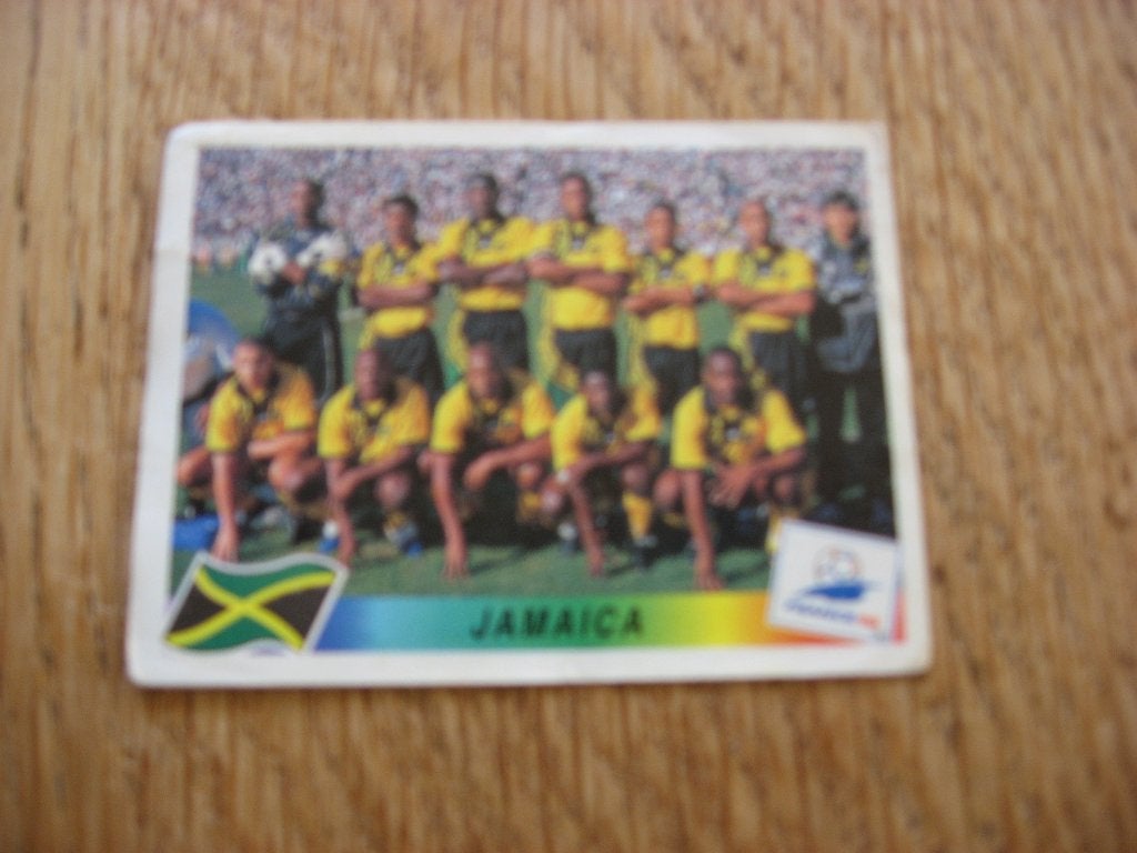 Autocollant Panini France 98 Coupe du monde équipe Jamaïque, Enlèvement ou Envoi, Neuf, Autocollant