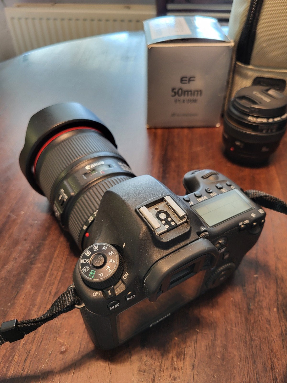 Canon EOS 6D set / 50 f1.4 / 16-35 L / 70-200 2.8 L IS II, Ophalen, Oplader, Canon