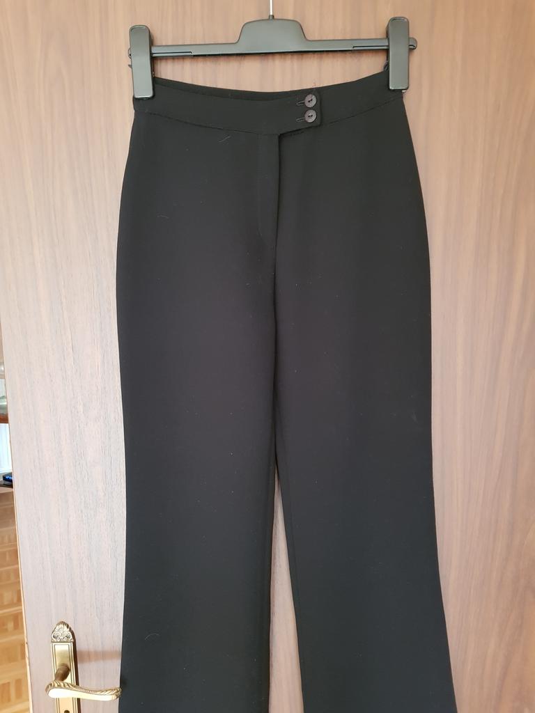 Zwarte dames broek, Cassis, maat 36, goede staat, Kleding | Dames, Ophalen, Zo goed als nieuw, Maat 36 (S)
