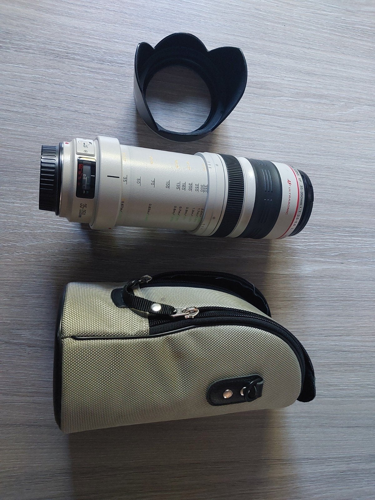 canon lens 35-350 USM L, Audio, Tv en Foto, Statiefgondel, Canon, Zo goed als nieuw, Canon EF